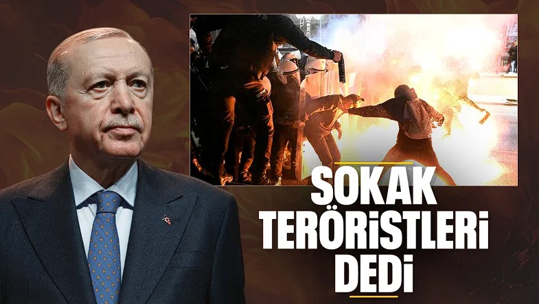 Cumhurbaşkanı Erdoğan: Polise saldıranlar sokak teröristidir
