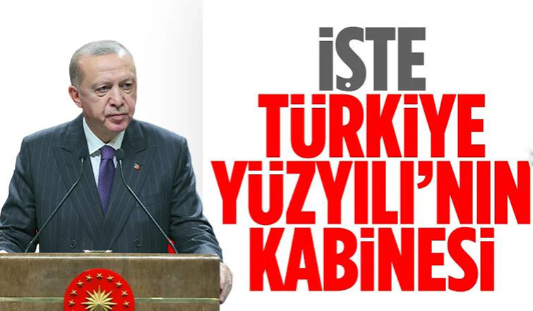 Cumhurbaşkanı Erdoğan yeni kabineyi açıkladı: İşte 67. Hükümet'in bakanları