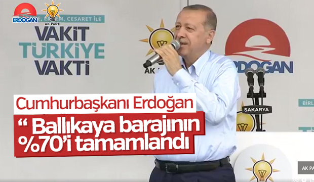 Cumhurbaşkanı Erdoğan'dan Ballıkaya Müjdesi