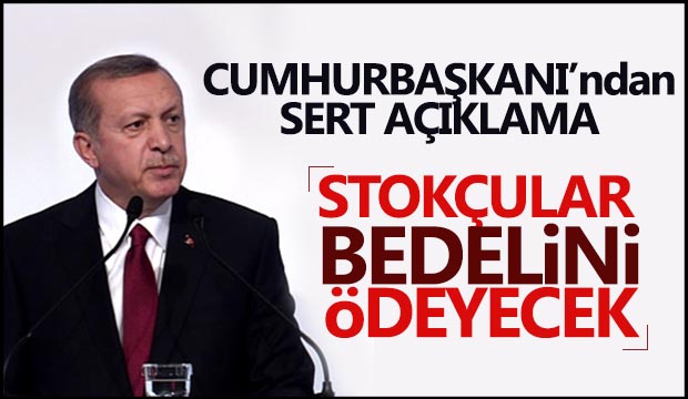 Cumhurbaşkanı'ndan sert açıklama