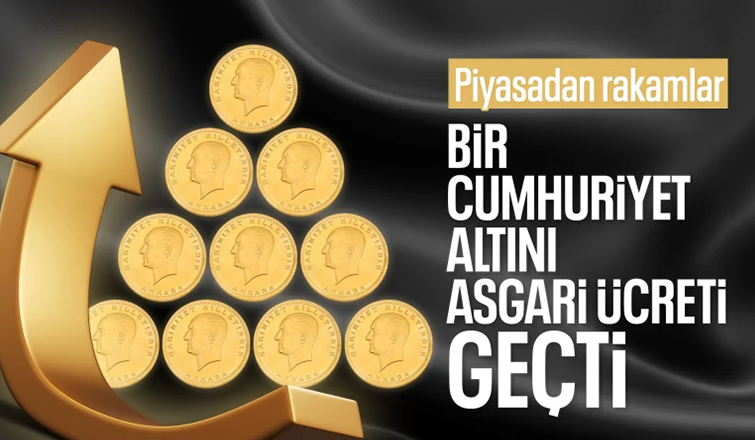 Cumhuriyet altını asgari ücreti geçti
