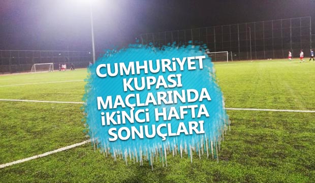 Cumhuriyet Kupası maçlarında ikinci hafta sonuçları