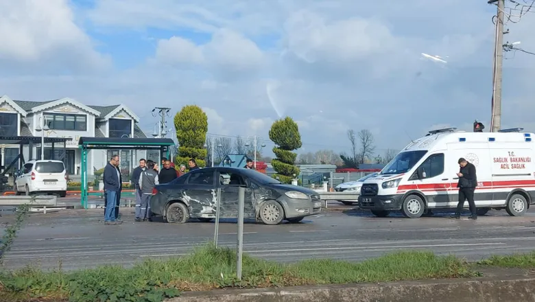 D-100'de zincirleme kaza