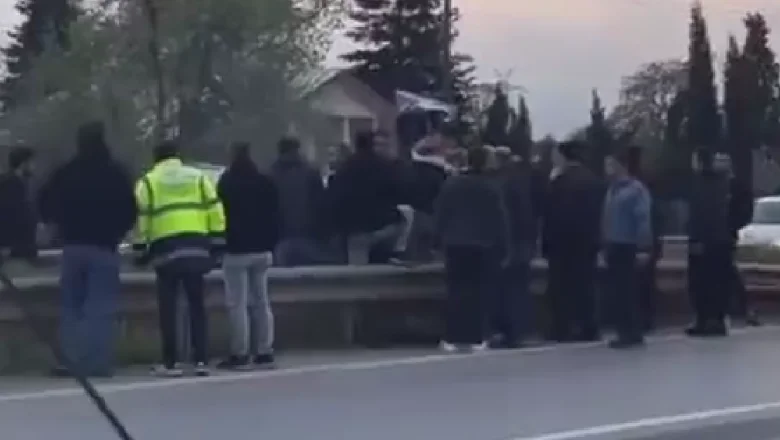 D-100'de panik anları; Yardıma koştular