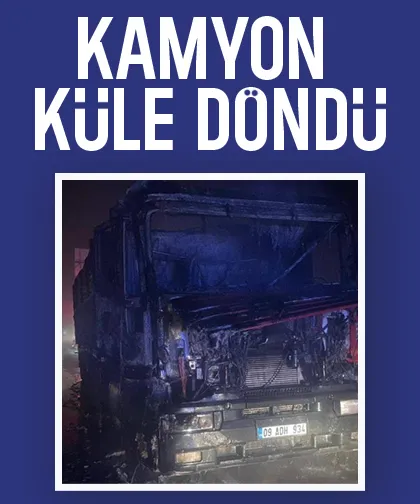 D-650'de kamyon yandı