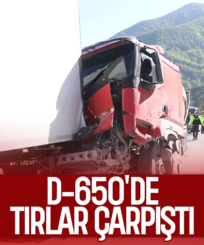 D-650 karayolunda feci kaza