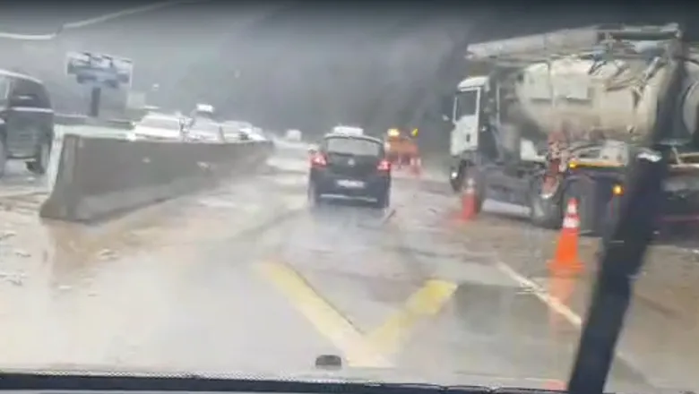 D-650'Ye çamur aktı