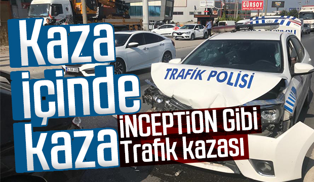 D-100'de art arda zincirleme kaza!