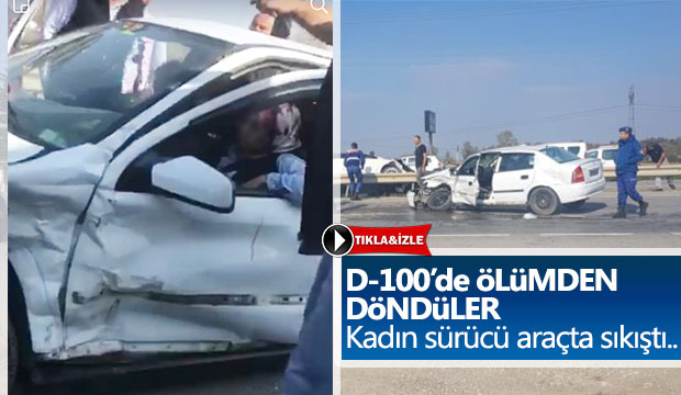 D100 Karayolunda Kaza