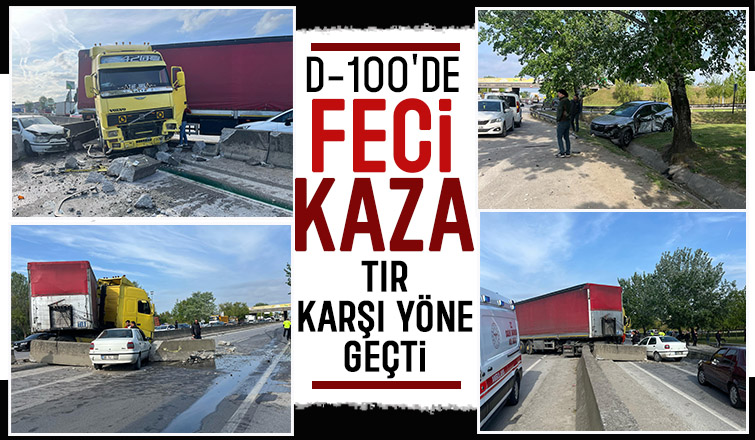 D-100 savaş alanına döndü