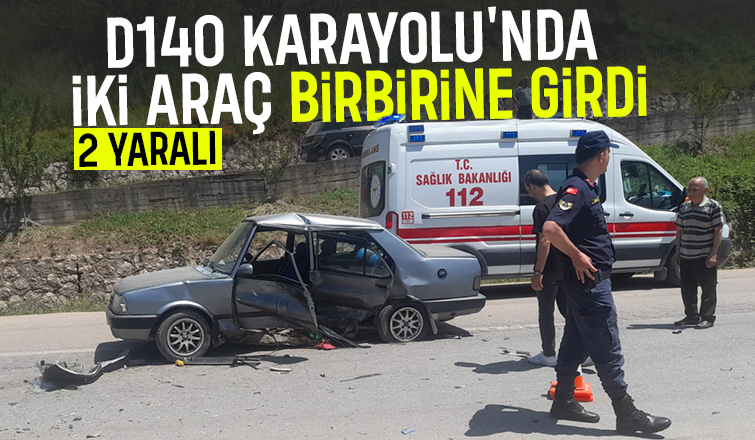 D140 Karayolu Beldibi'nde Korkutan Kaza: 2 Yaralı