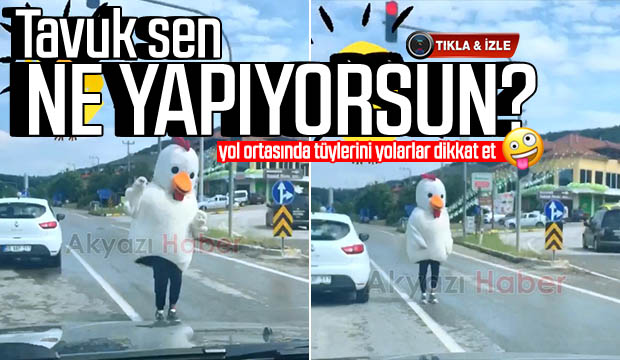 D140da Kazaya Davetiye Çıkaran Tavuk Tepki Topladı