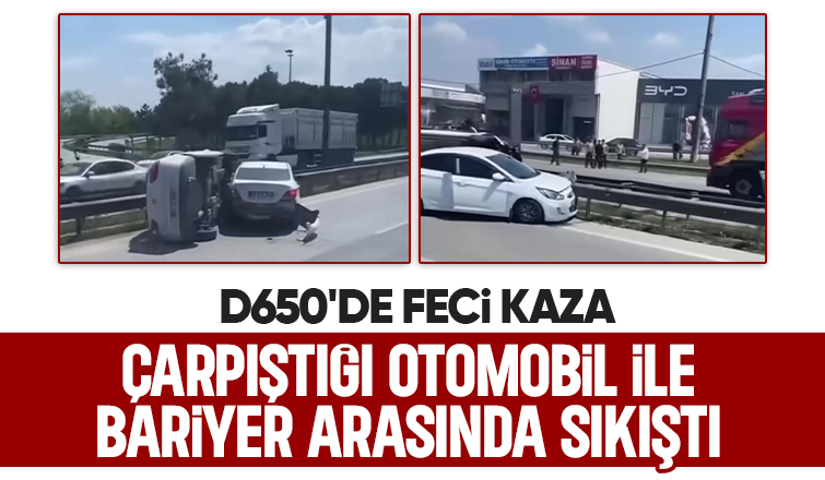 D650'de Korkutan Kaza kazazedelerin yardımına koştular.