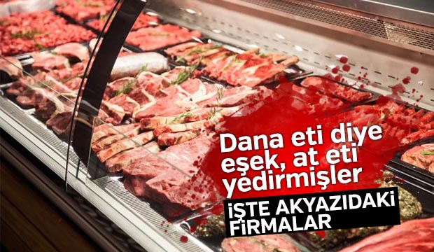 Dana eti diye eşek at eti yedirmişler