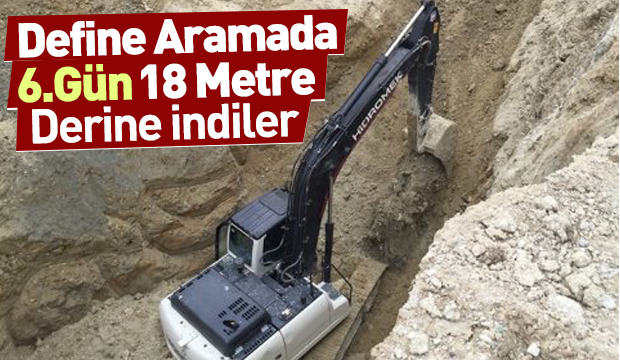  Define Aramada 6.gün 18 metre derine indiler