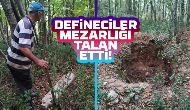 Defineciler mezarlığa dadandı