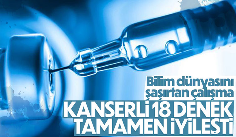 Deneye katılan 18 kanser hastası da iyileşti