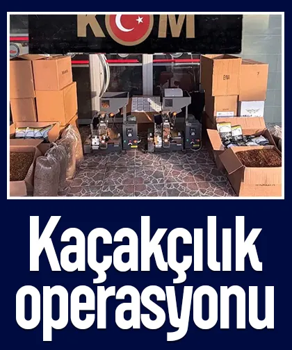 Depoya kaçakçılık baskını