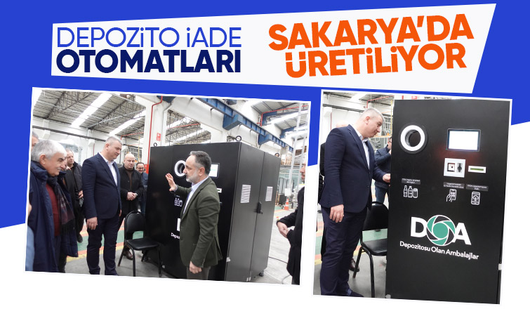 Depozito iade makineleri Sakarya'da üretiliyor