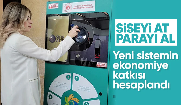 Depozito İade Sistemi'nde atık şişeler için geri ödeme