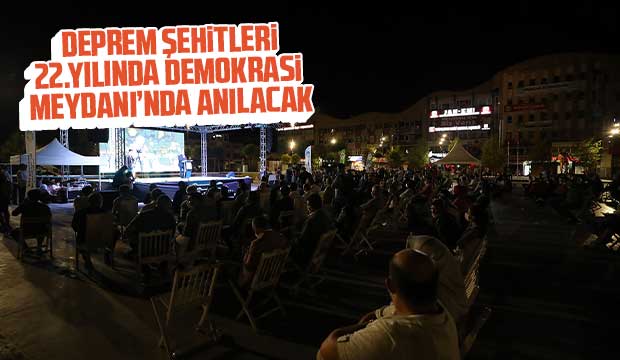 Deprem şehitleri 22. yılında anılacak