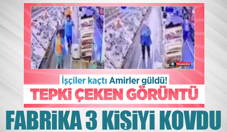 Depremde kaçan işçilerin görüntülerine gülen 3 kişi kovuldu