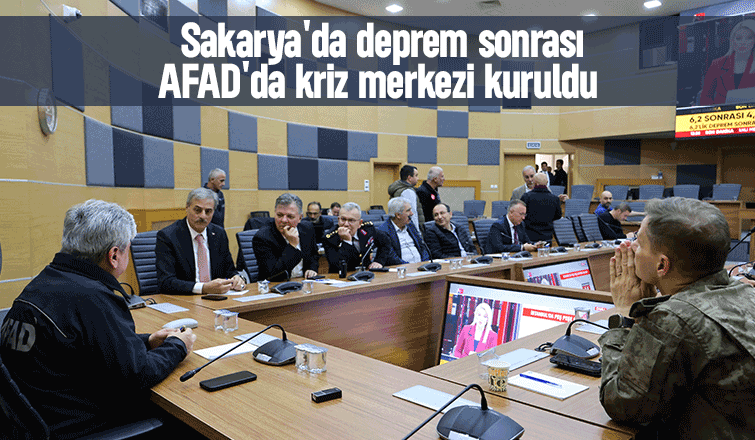 Depremlerin ardından AFAD'da kriz merkezi kuruldu