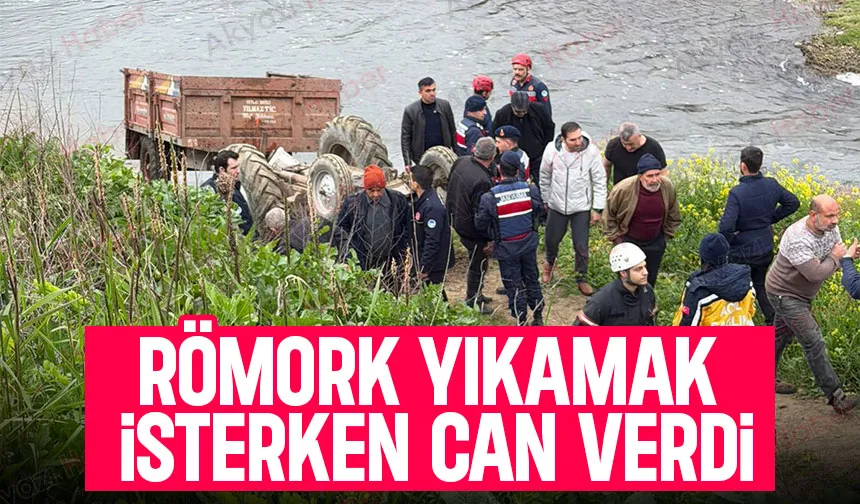 Dere kenarında feci ölüm