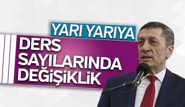 Ders sayılarında değişiklik