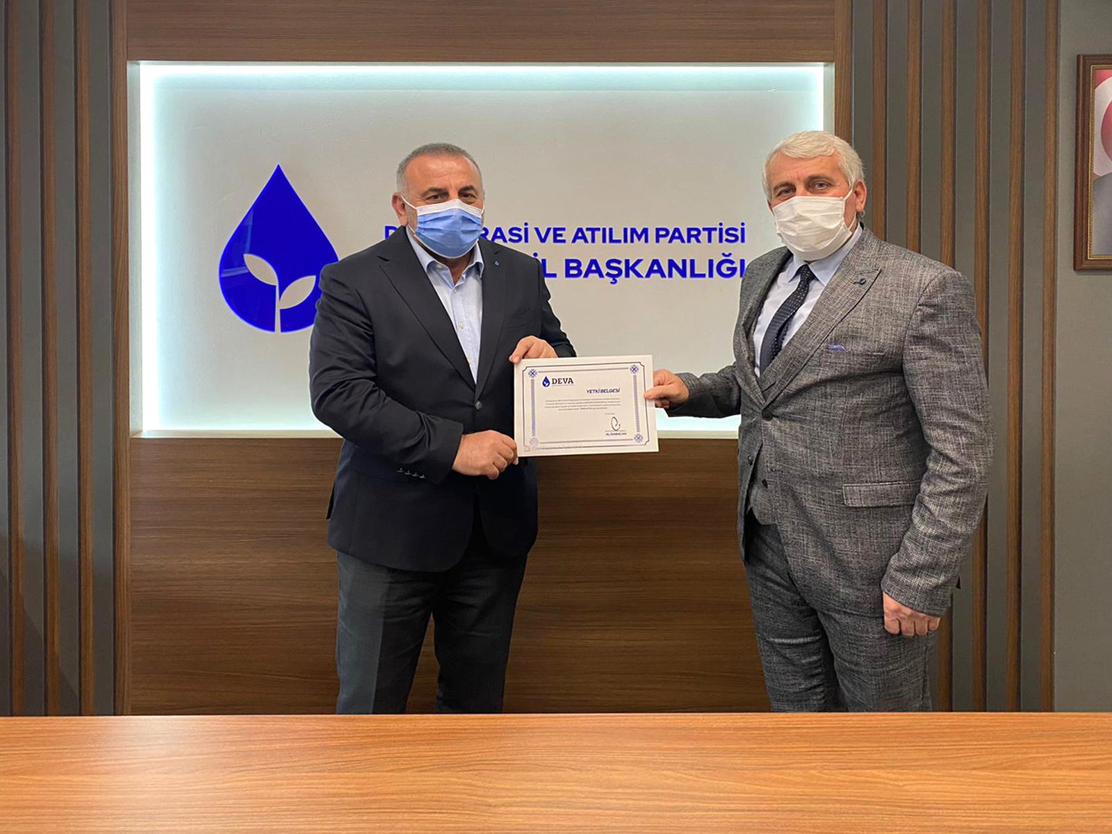 DEVA Partisi Akyazı İlçe Başkanı Erkan Çoruhlu oldu