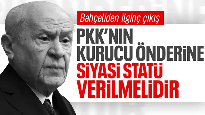 Devlet Bahçeli: İmralı'nın statü meselesi değerlendirilmeli