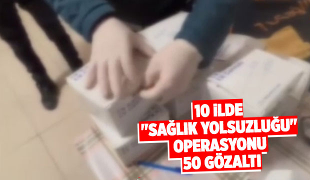 Devlet hastanelerindeki ilaç ve malzemeleri satmışlar