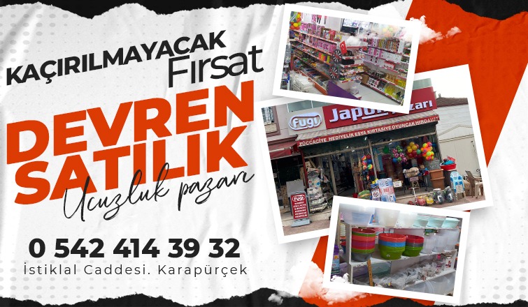 Karapürçek'te Devren Satılık