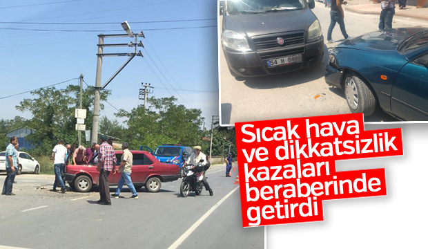 DİKKATSİZLİK KAZALARI BERABERİNDE GETİRDİ