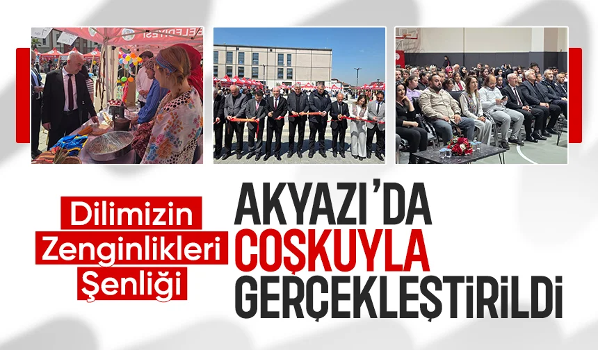 Dilimizin Zenginlikleri Şenliği Akyazı’da Coşkuyla Gerçekleştirildi