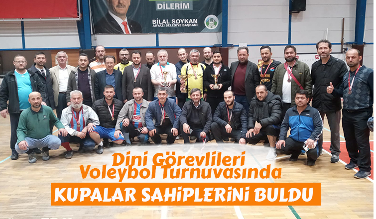 Din Görevlileri Voleybol Turnuvasında kupanın sahibi belli oldu