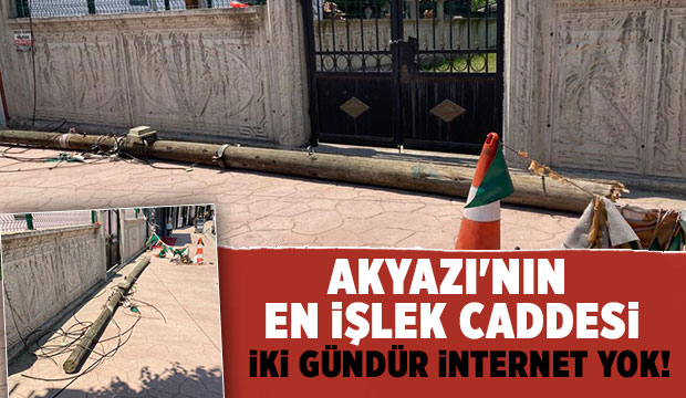  Direk devrildi internetsiz kaldılar