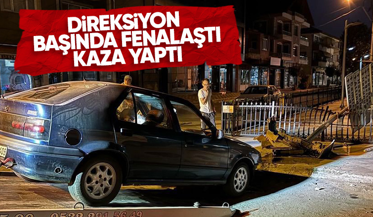 Direksiyonda fenalaştı gözünü hastanede açtı