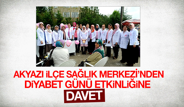 Diyabet Günü Etkinliğine Davet