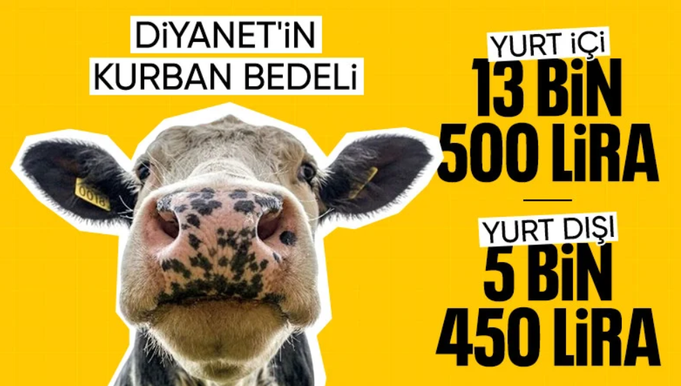 Diyanet 2025 yılı vekaletle kurban bedelleri açıklandı