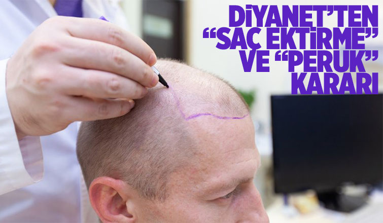 Diyanet'ten saç ektirme' ve 'peruk fetvası