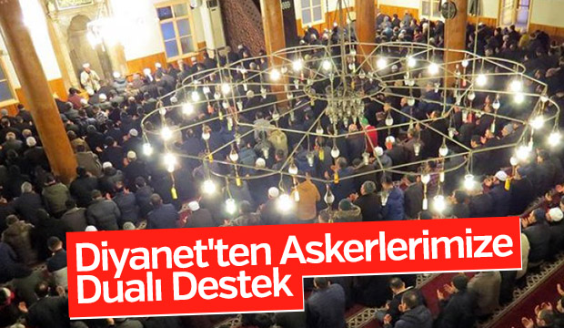 Diyanet'ten Askerlerimize Dualı Destek