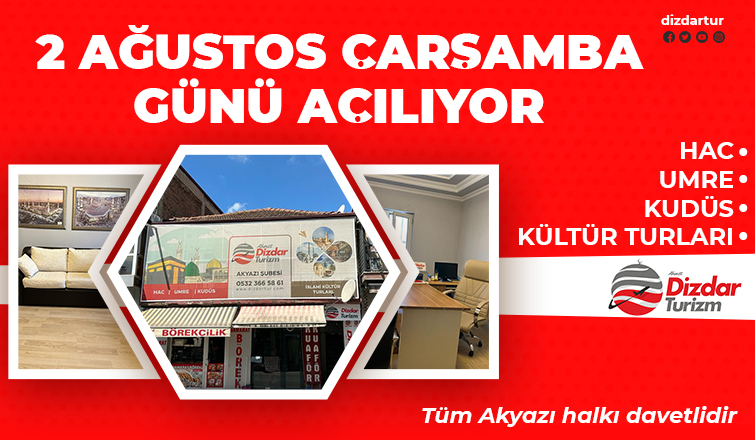 Dizdar Turizm'den açılışa davet