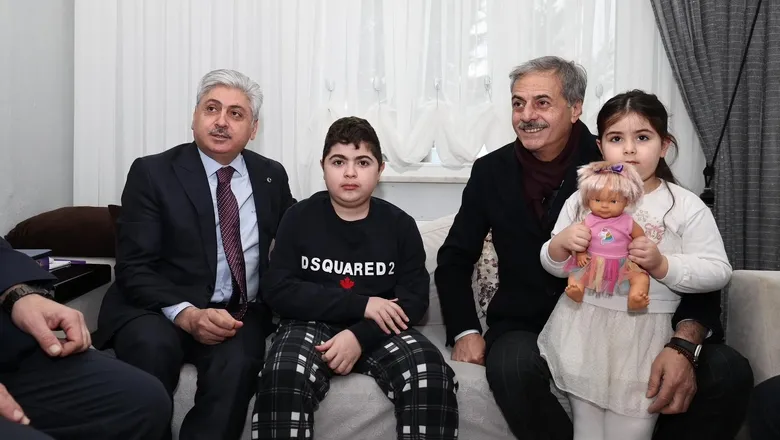 DMD Hastası Harun’a anlamlı ziyaret