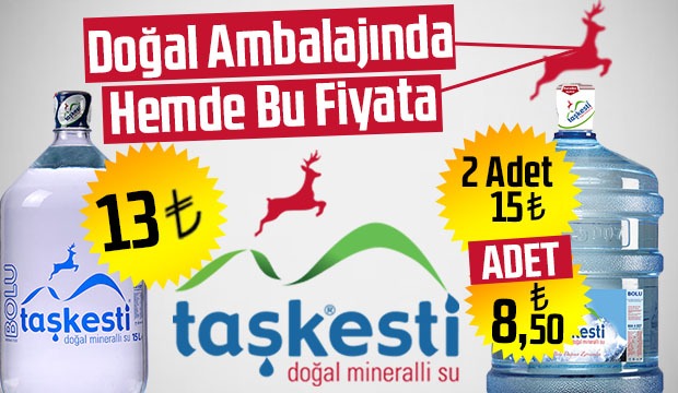 Doğal mineralli suyunuzu sofralarınıza getiriyoruz