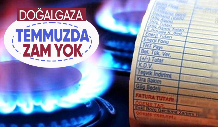 Doğalgaza zam yapılmadı