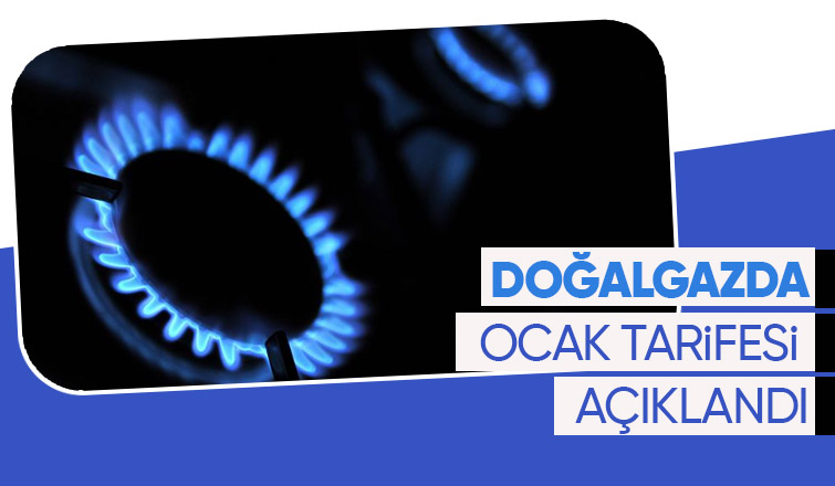 Doğalgazda Ocak tarifesi