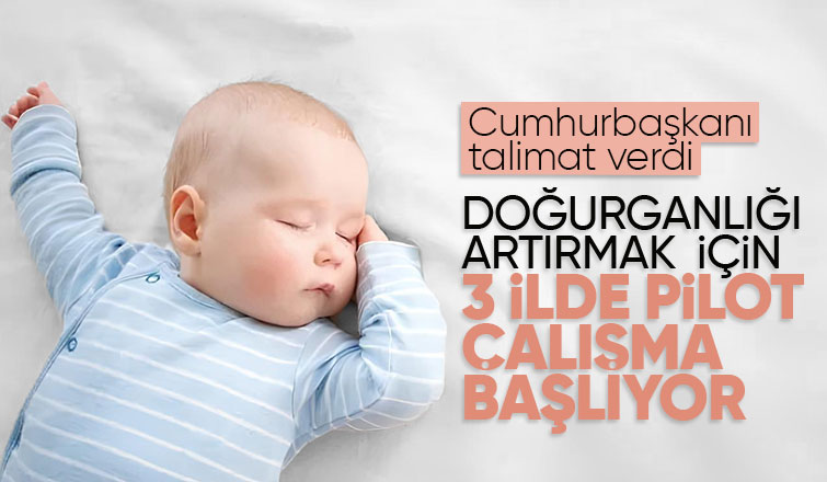 Doğurganlık oranının en düşük olduğu 3 ilde pilot çalışma başlatılacak