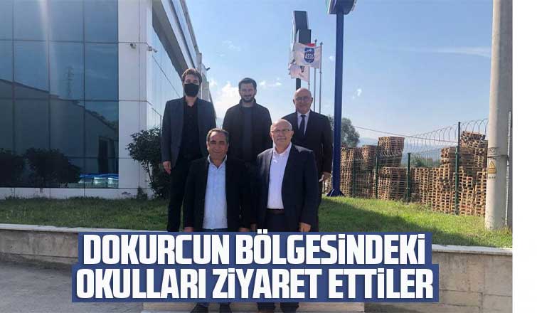 Dokurcun bögesindeki okullara ziyaret