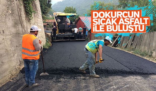 Dokurcun Mahallesi Sıcak Asfalt İle Buluştu